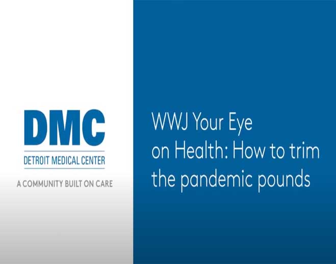 DMC weight loss pandemic tips graphic