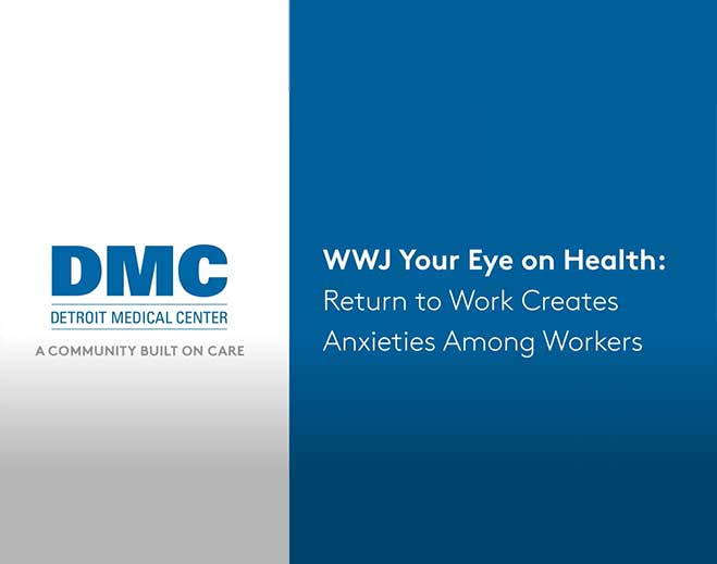 DMC workplace anxiety return graphic