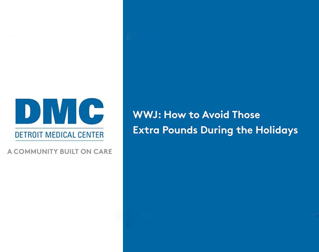 DMC holiday weight management graphic