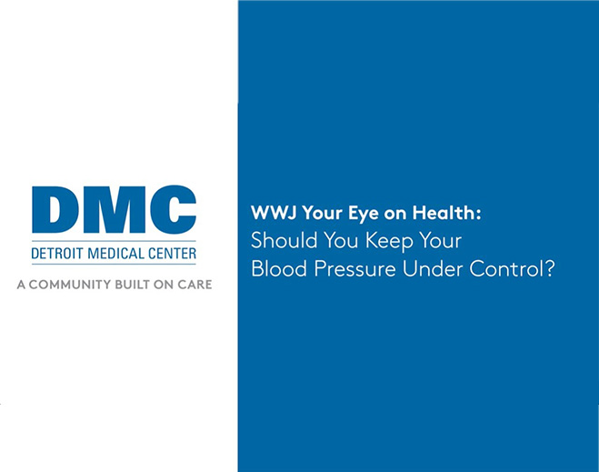 DMC blood pressure awareness graphic