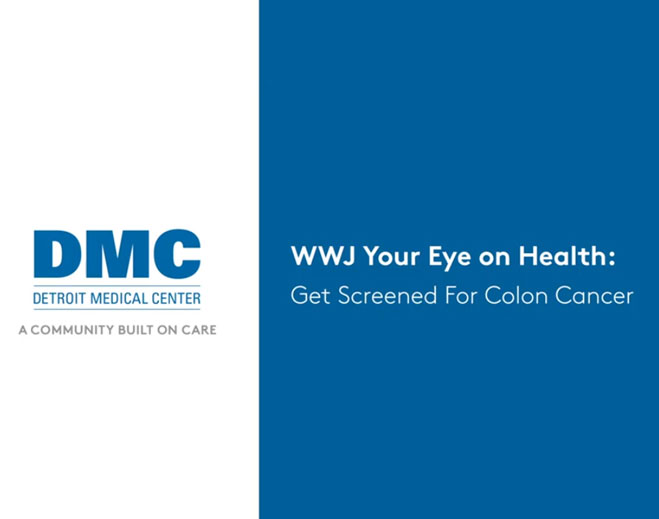 DMC colon cancer screening graphic