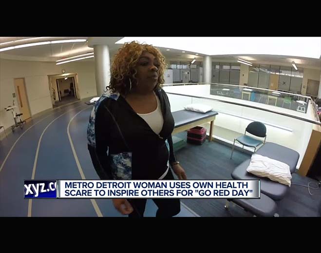 Person walking inside rehabilitation facility