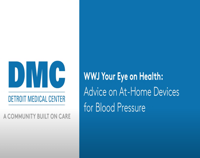 DMC blood pressure device advice graphic