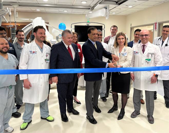 Hospital ribbon cutting ceremony event