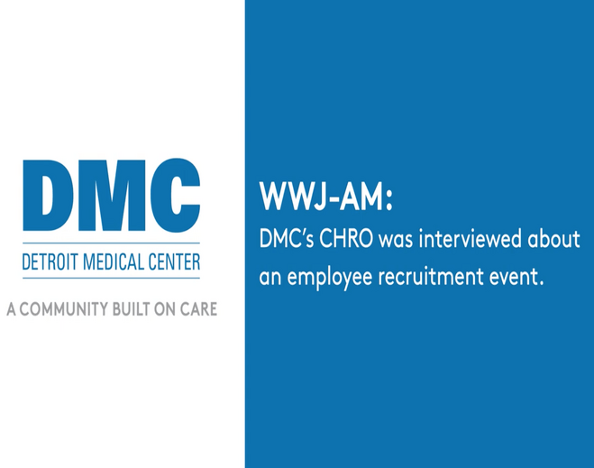 DMC recruitment event interview graphic