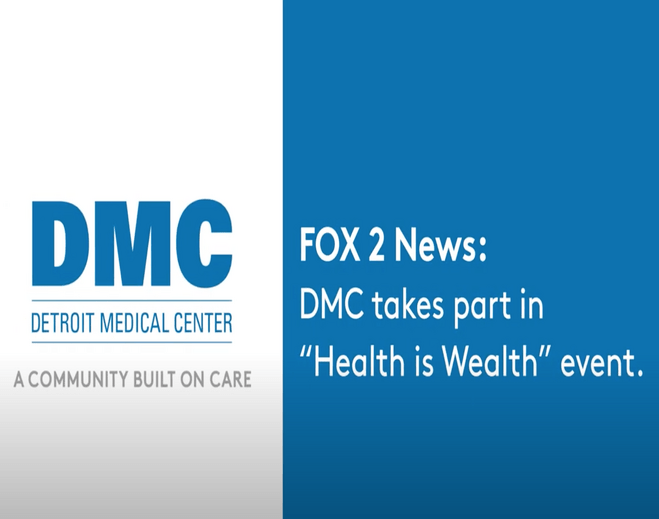 DMC Health is Wealth event graphic