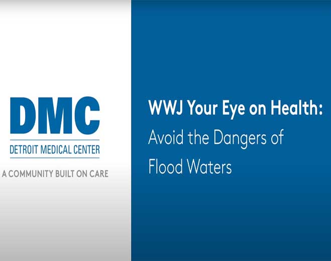 DMC flood water safety awareness graphic