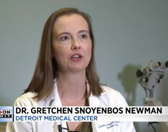 Doctor interviewed at medical center