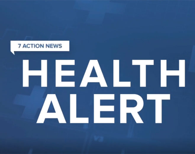 Seven Action News health alert graphic
