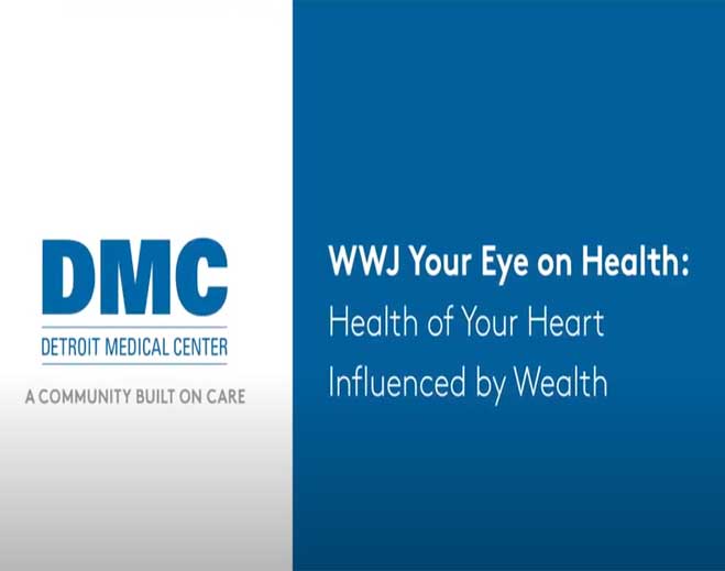 DMC heart health influenced by wealth graphic