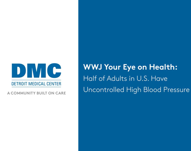 DMC high blood pressure awareness graphic