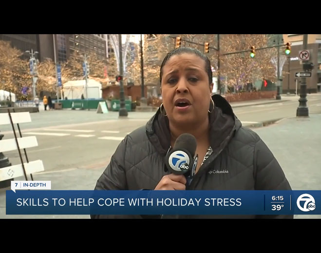 Holiday stress coping news interview