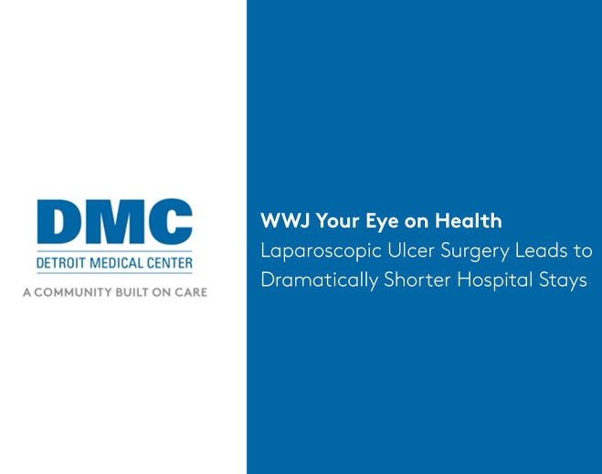 DMC ulcer surgery health graphic