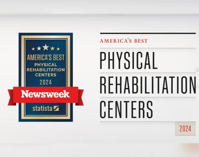 Newsweek rehabilitation center award graphic