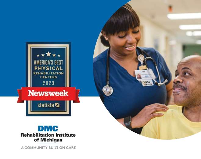 Newsweek rehabilitation center award graphic