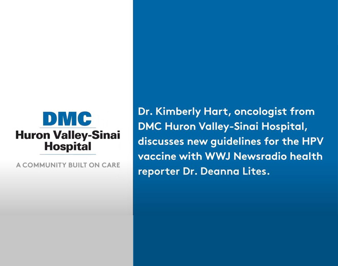 DMC HPV vaccine guidelines interview graphic