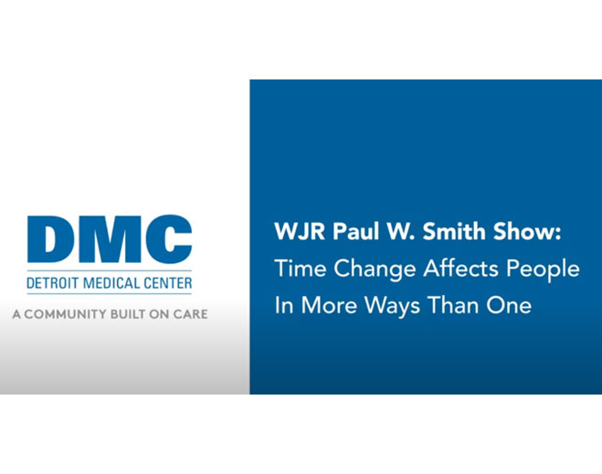 DMC time change health impact graphic