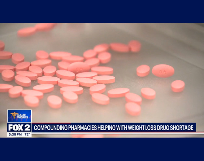 Weight loss medication pills closeup