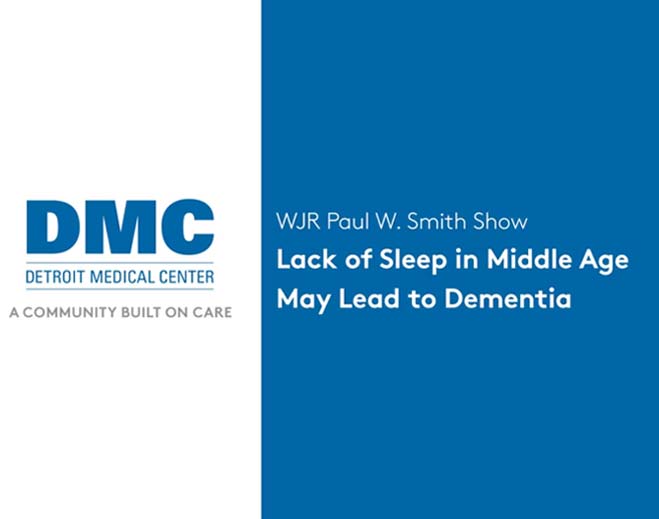 DMC sleep loss dementia risk graphic