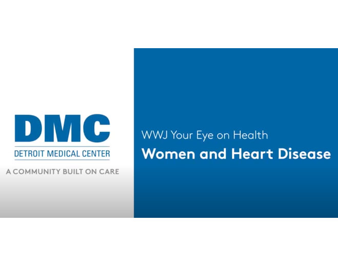 DMC women heart disease awareness graphic