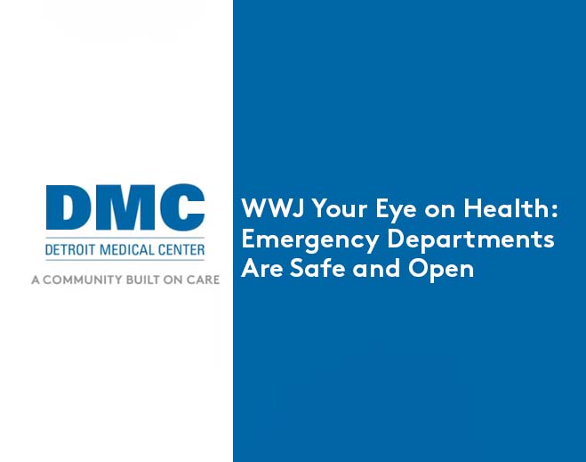 DMC emergency department safety awareness graphic
