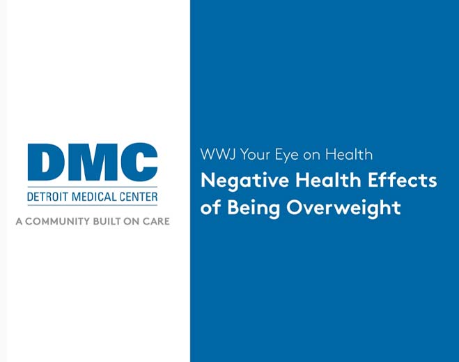 DMC overweight health risks awareness graphic