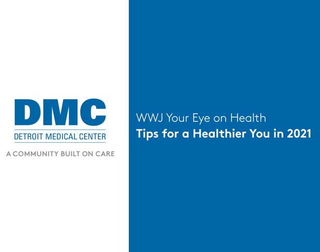 DMC healthier lifestyle tips graphic