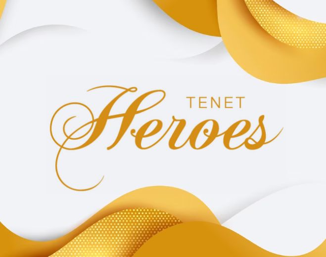Tenet Heroes recognition event graphic