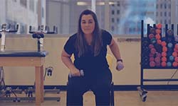 triceps extension demonstration
