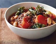 Kale and Red Quinoa Soup