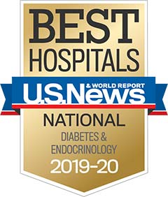 us-news-diabetes-2019-2020 U.S. News Diabetes & Endocrinology 2019-2020 award badge