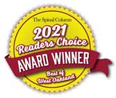 2021 Spinal Column Award badge spinal-column-award-badge