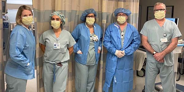 DMC Huron Valley-Sinai Hospital Cath Lab Team