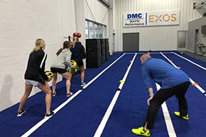 women doing sports training